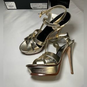 Saint Laurent Tribute sandal heels